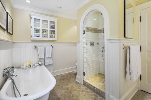 One of the home's eight bathrooms.