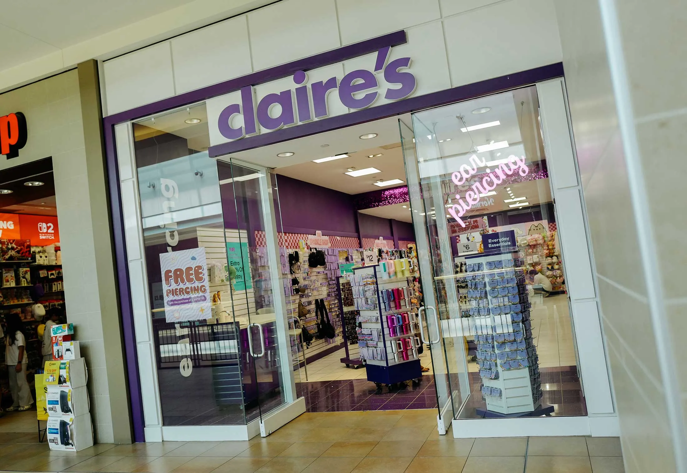 A Claire’s storefront at Fairview Mall in Toronto.