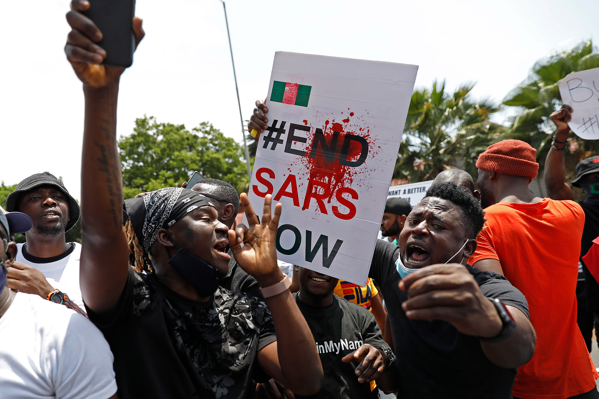Nigeria’s government is attempting to quell demonstrations against police brutality.