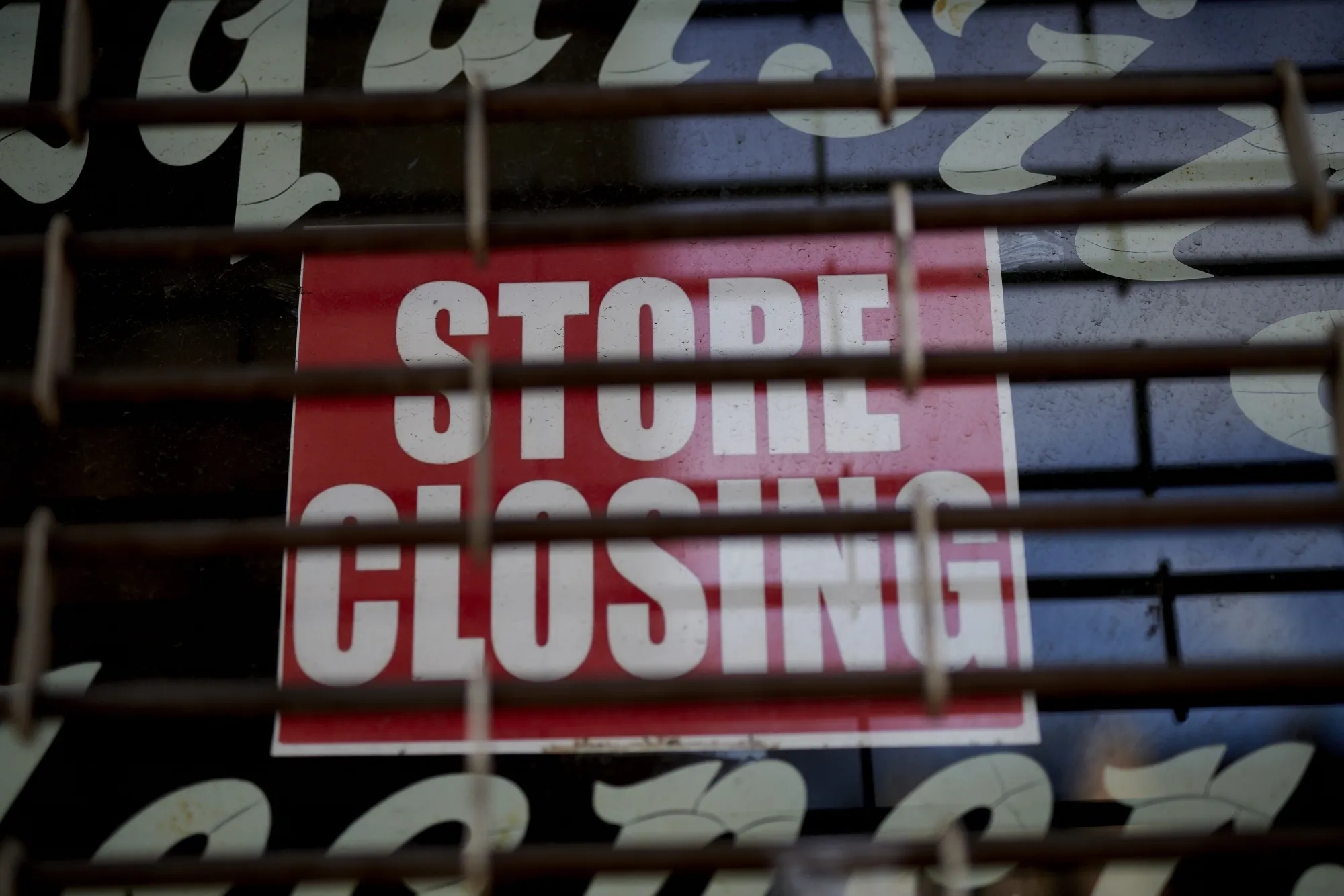 Not a sign you want to see during the holidays.