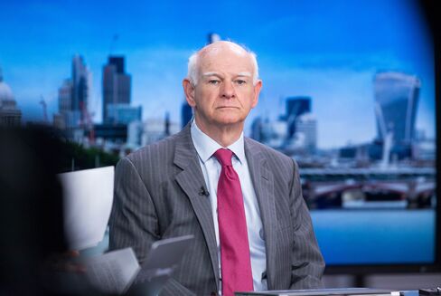 Howard Davies, chairman of Royal Bank of Scotland NV (RBS), pauses during a Bloomberg Television interview in London.