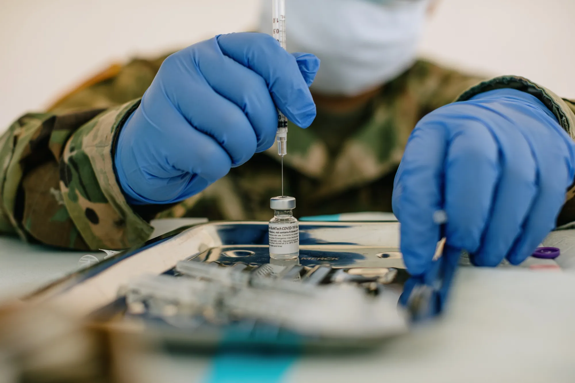 A Covid-19 Testing And Vaccination Site Reopens As Louisiana Cases Rise