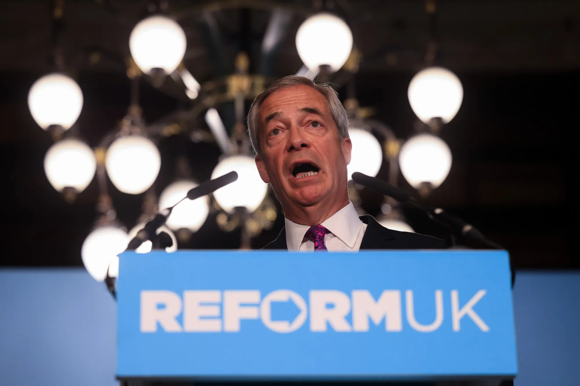Reform UK leader Nigel Farage