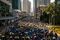relates to 香港で抗議活動、警官の発砲で負傷者-中国建国70年