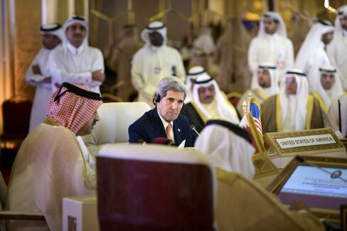Secretary of State John Kerry in Doha