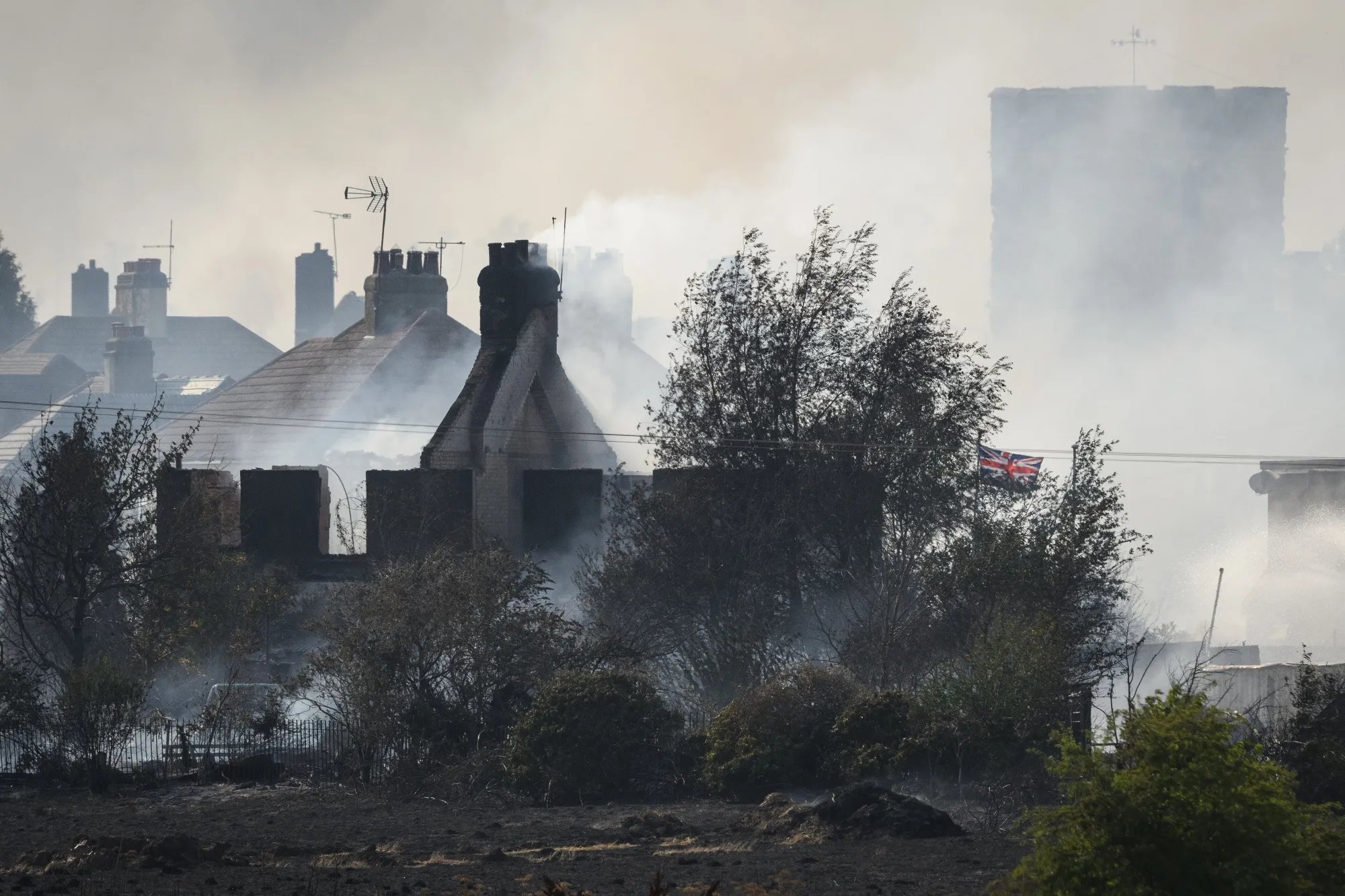 A series of grass fires broke out around London amid an intense heatwave in July 2022.&nbsp;