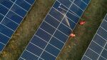 A solar farm in India.