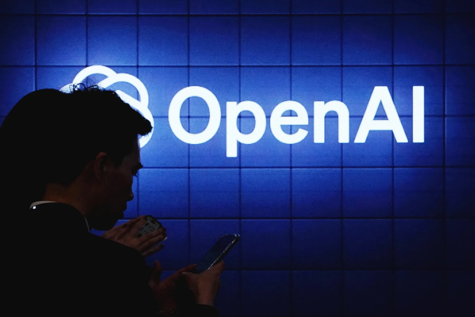 The OpenAI logo.