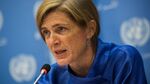 United States Ambassador to the United Nations (U.N.) Samantha Power holds a press conference on September 3, 2014 in New York City.
