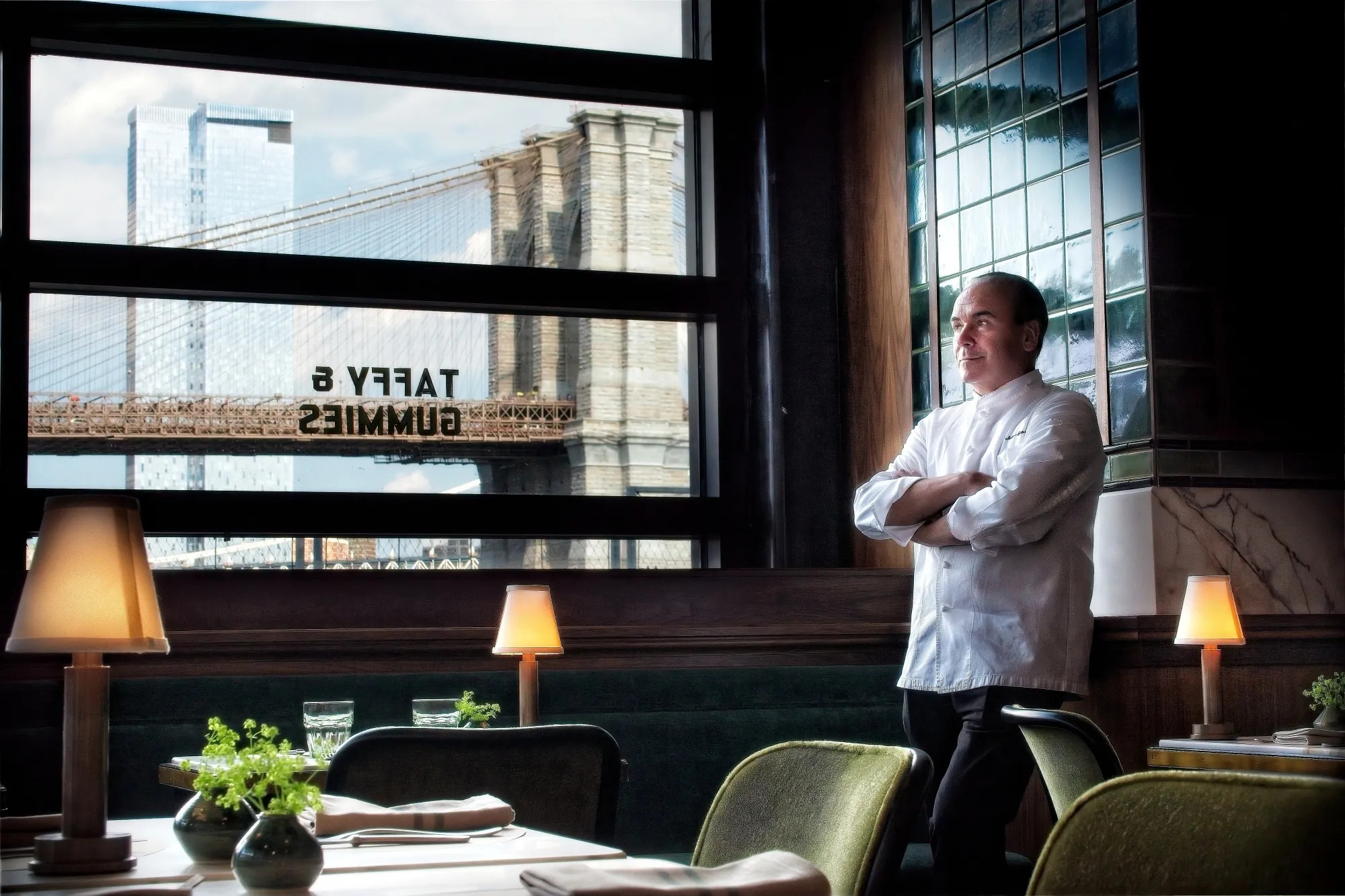 Chef Jean-Georges Vongerichten at the Tin Building by Jean-Georges.