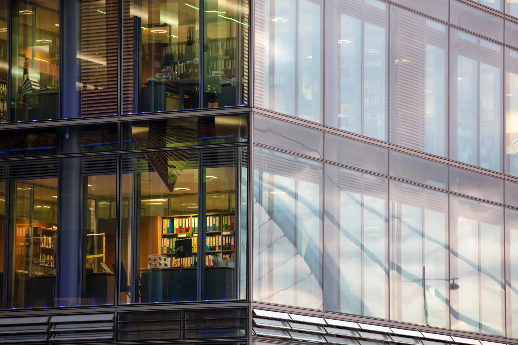 Offices in the Docklands area in Dublin, Ireland.