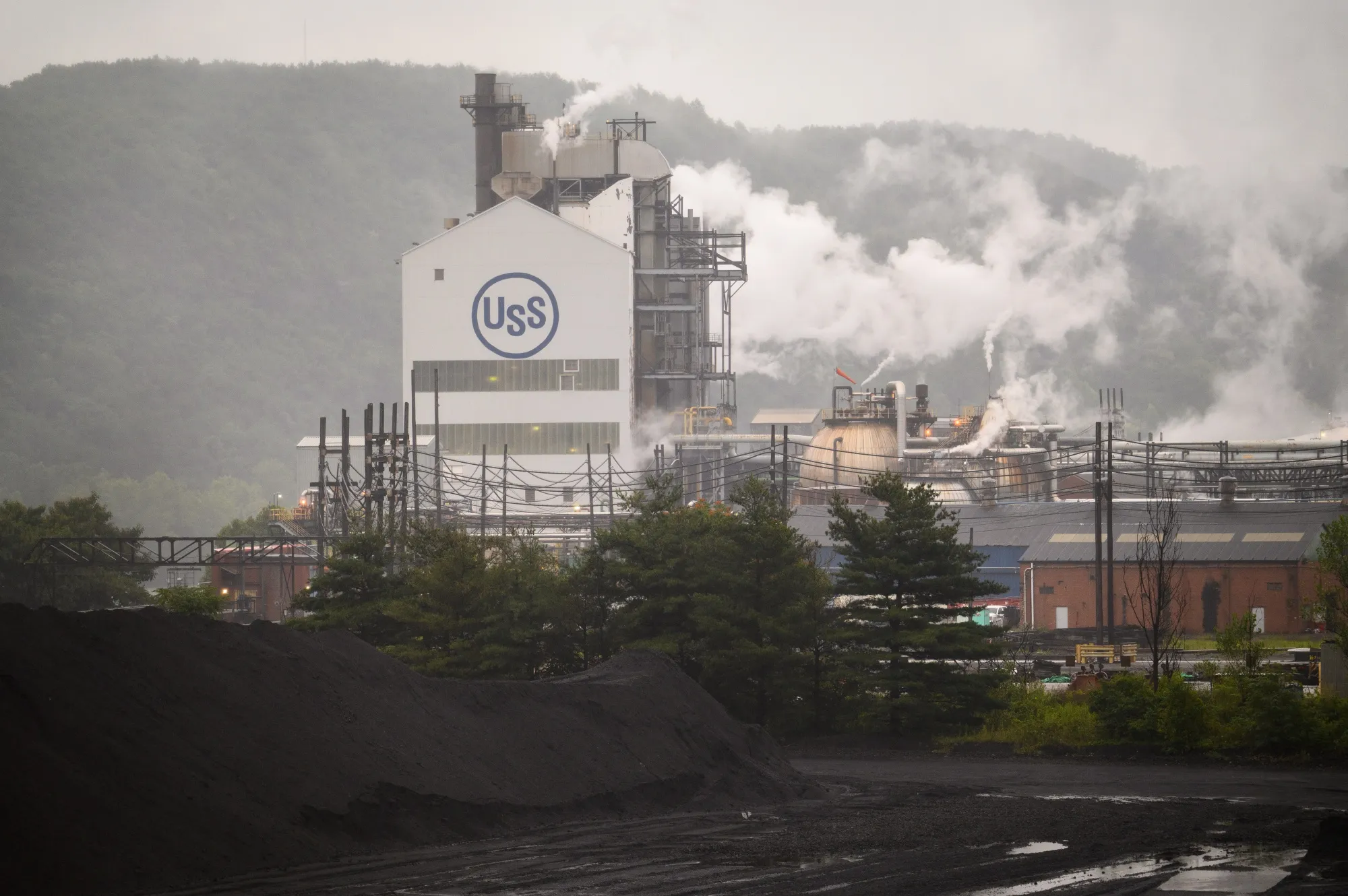 The US Steel Corp. Clairton Coke Works in Clairton, Pennsylvania.