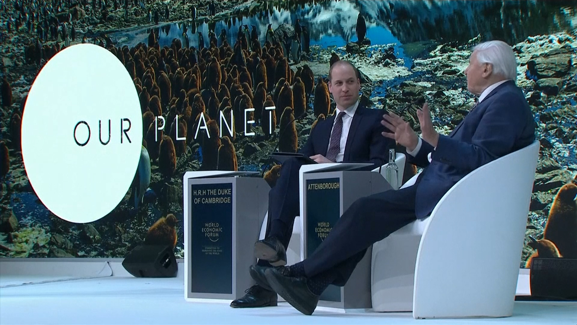 Prince William and Sir David Attenborough