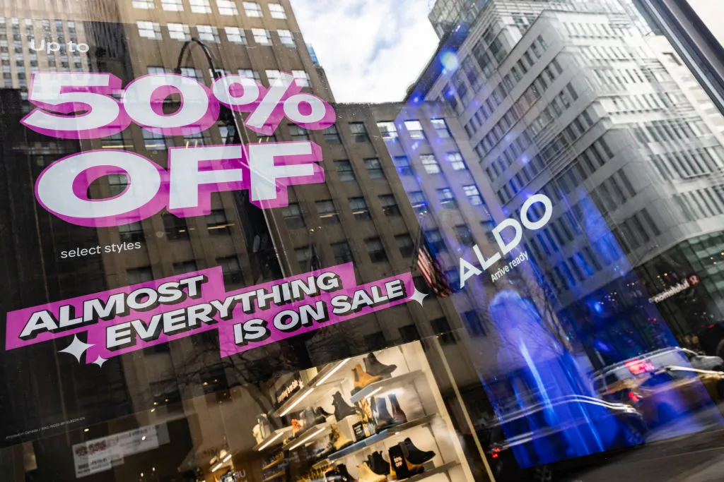 Shoppers In Manhattan On Black Friday
