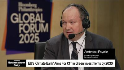 Watch EIB VP Ambroise Fayolle on Global Development Finance - Bloomberg