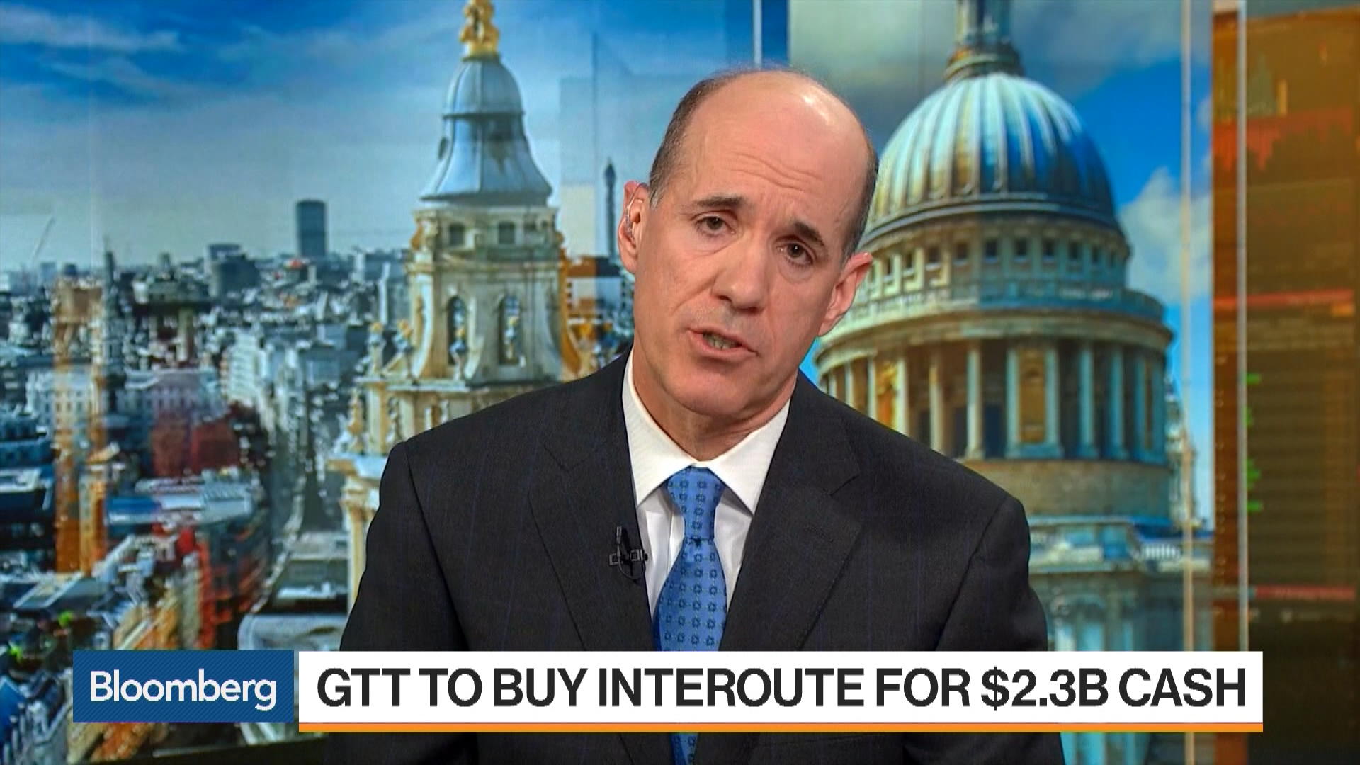 Watch GTT Has Become a Disruptive Player, CEO Calder Says - Bloomberg