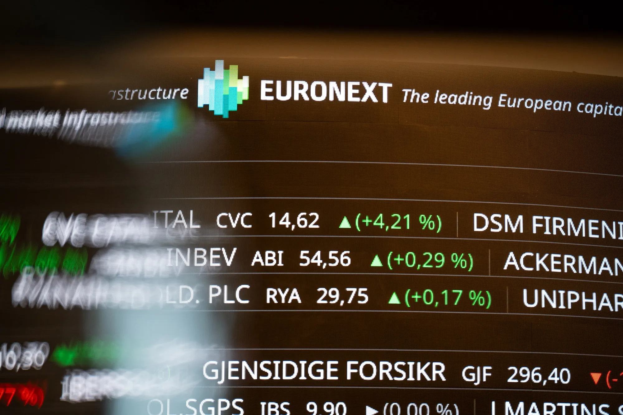 French Stock Reaction at Paris Bourse