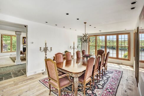The dining room.