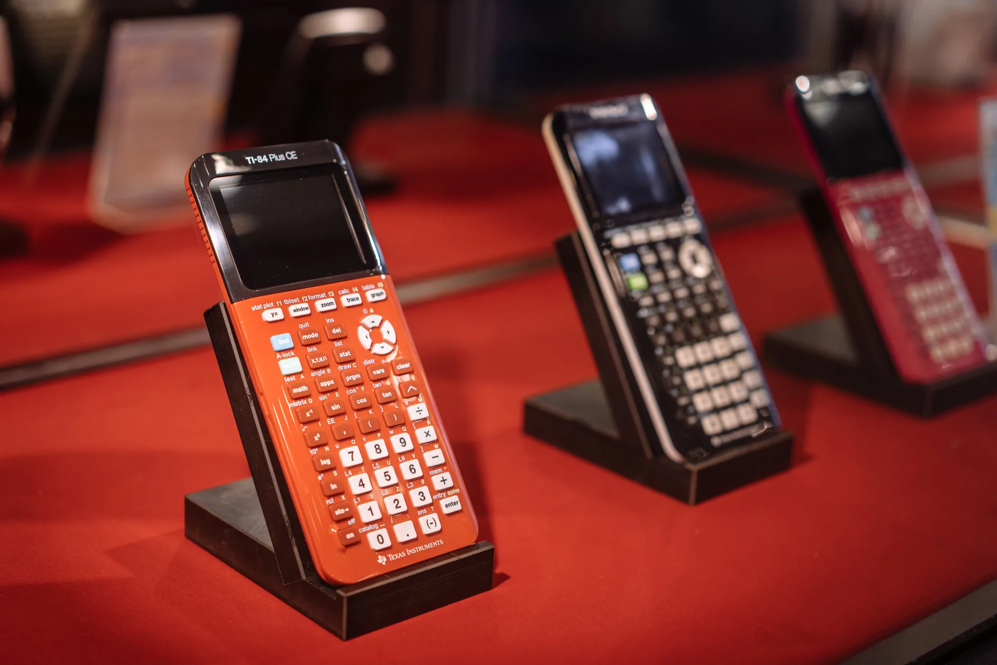 A Texas Instruments Inc. TI-84 Plus CE graphing calculator.