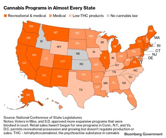 Pot Taxes May Yield $12 Billion for States by 2030 Says Barclays