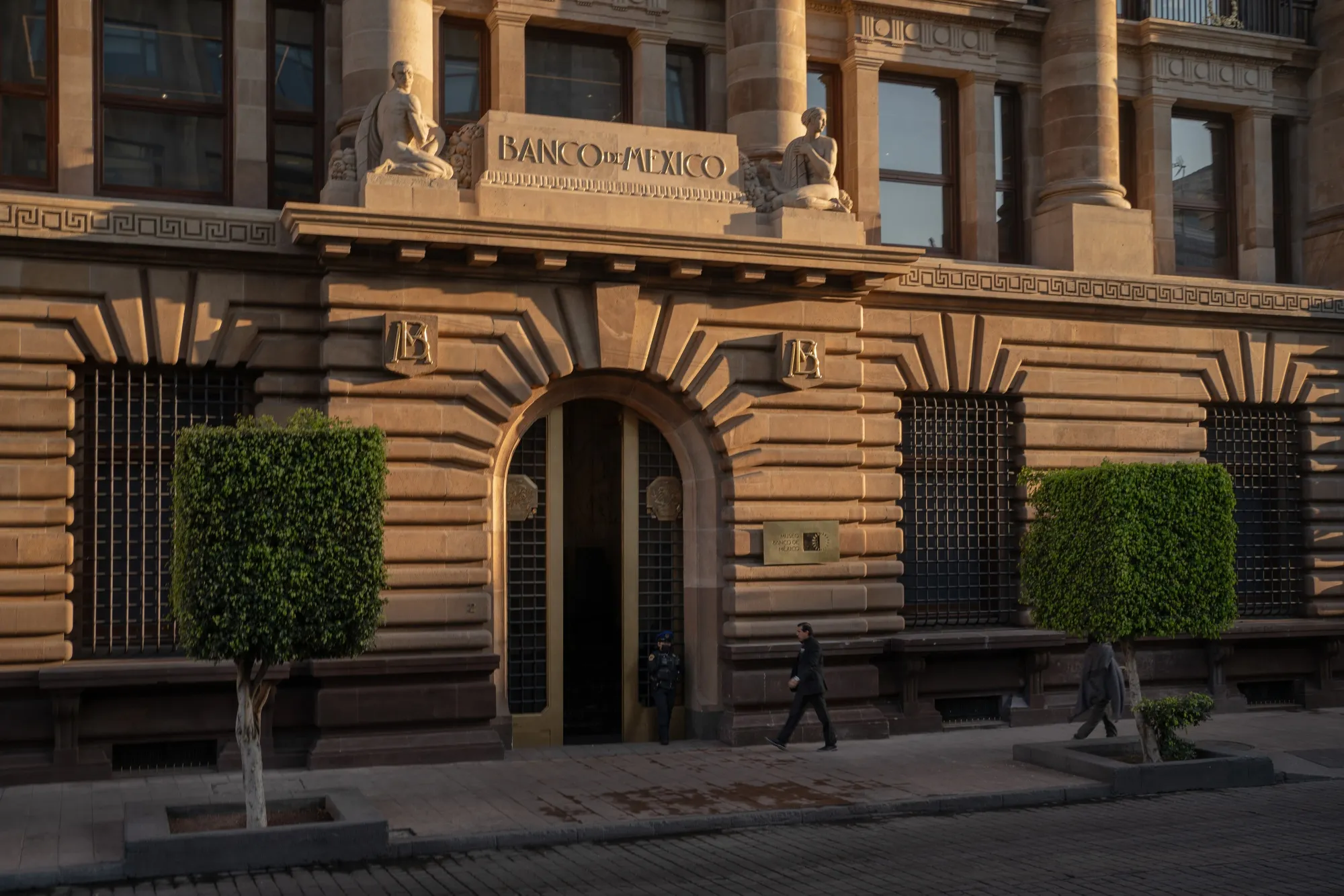 The Bank of Mexico headquarters in Mexico City.