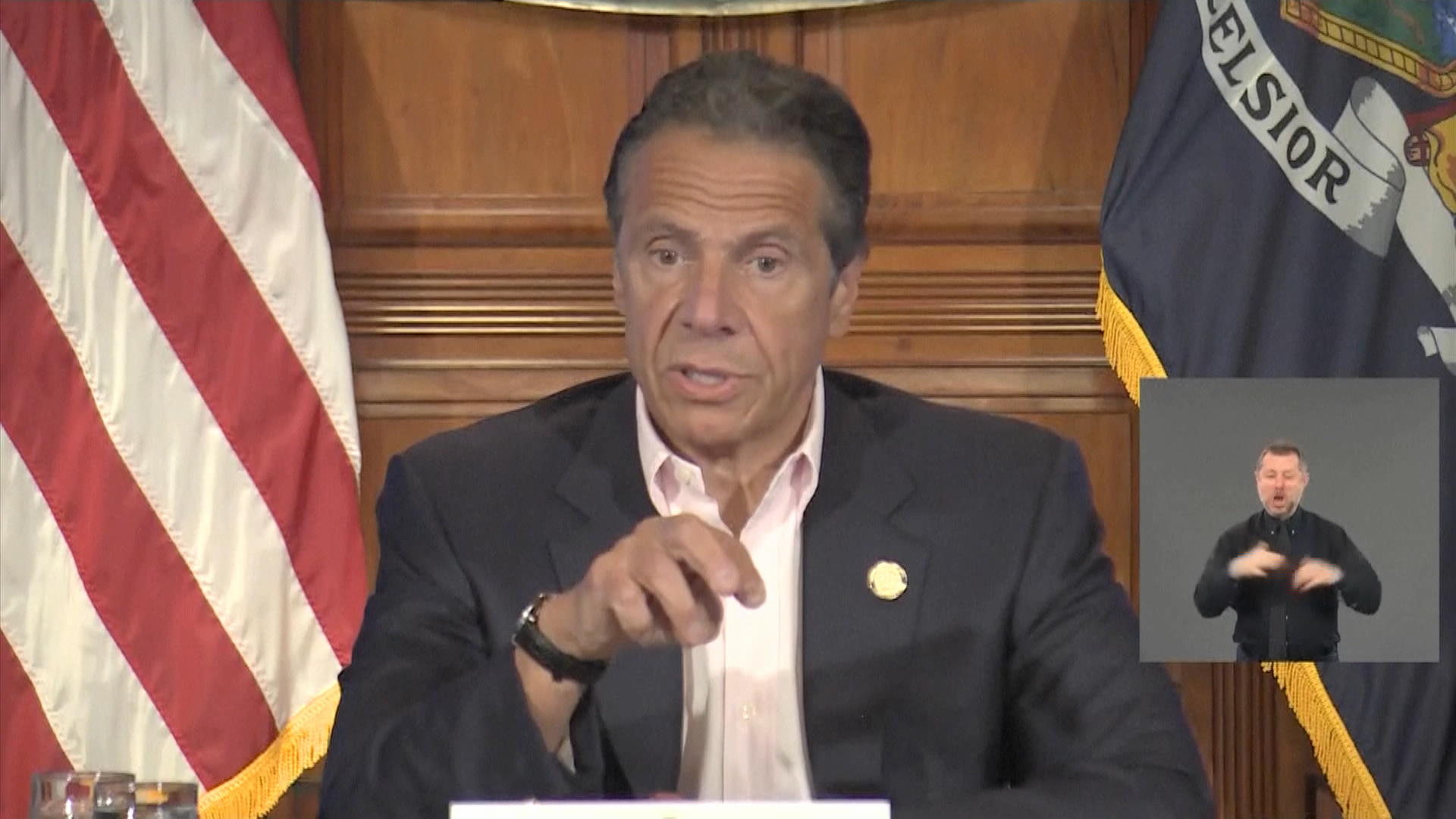 Watch Cuomo Issues Stern Warning Aimed at Avoiding Second Virus Wave ...