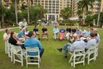 Attendees at Bisnow's second Escape retreat