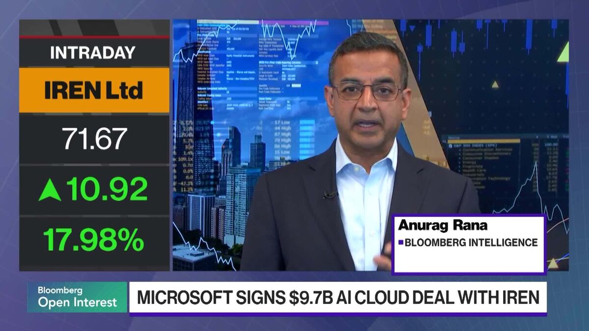 ⚫️ BLOOMBERG: Microsoft investe 9,7 miliardi per potenziare l'intelligenza artificiale con IREN e Nvidia