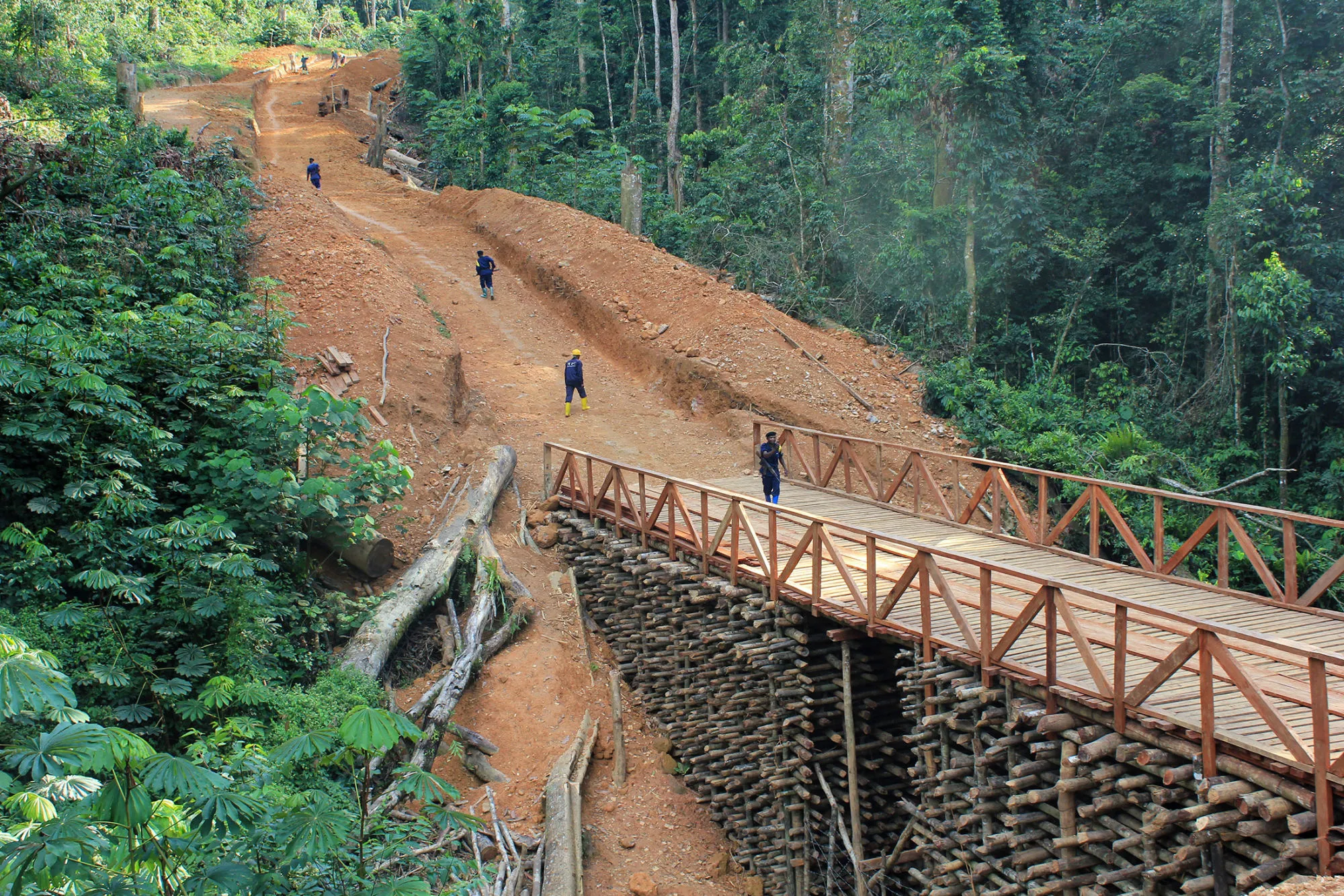 Workers for&nbsp;a unit of Alphamin Resources Corp., in the Democratic Republic of Congo.