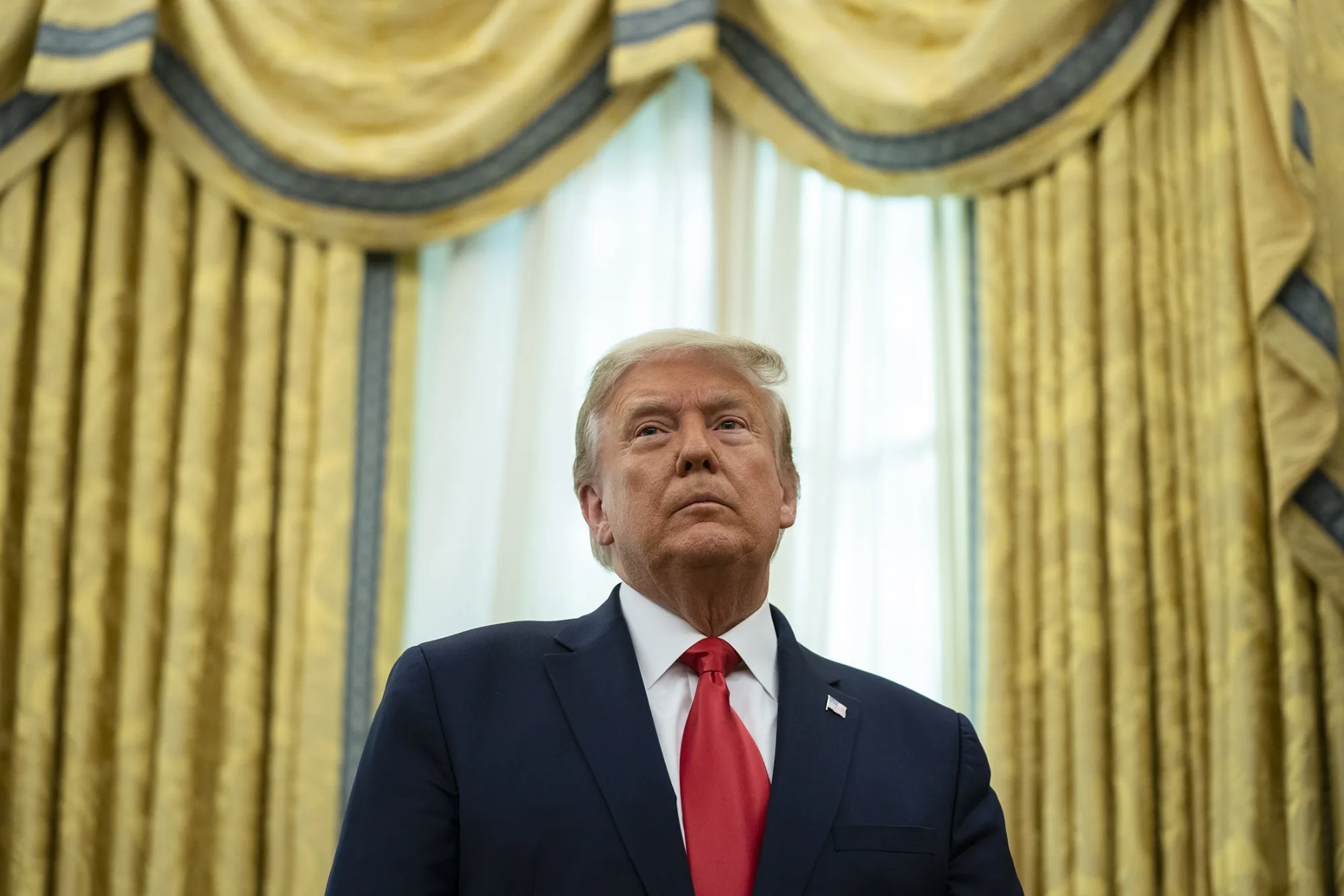 Donald Trump in the Oval Office on Dec. 3.