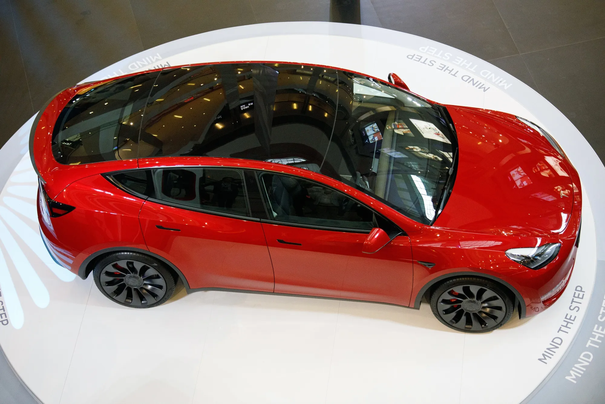 The Tesla Model Y.