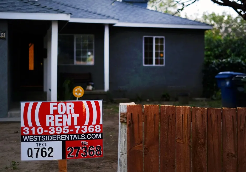 A home for rent in Los Angeles, the large metro area with the lowest rate of homeownership in the U.S.