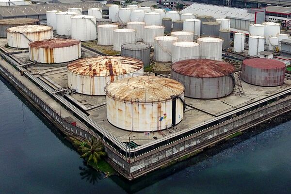 A PT Pertamina Facility At Tanjung Priok Port After Oil Spirals Below Zero