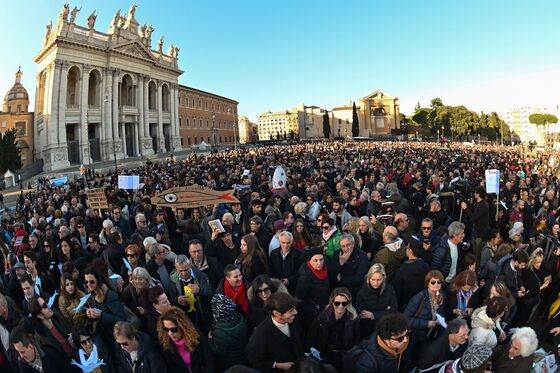 Italy’s Sardines Rally in Backlash Against League’s Salvini