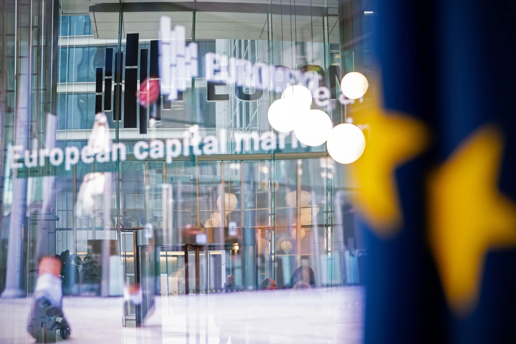 The headquarters of Euronext NV in the La Defense business district of Paris.