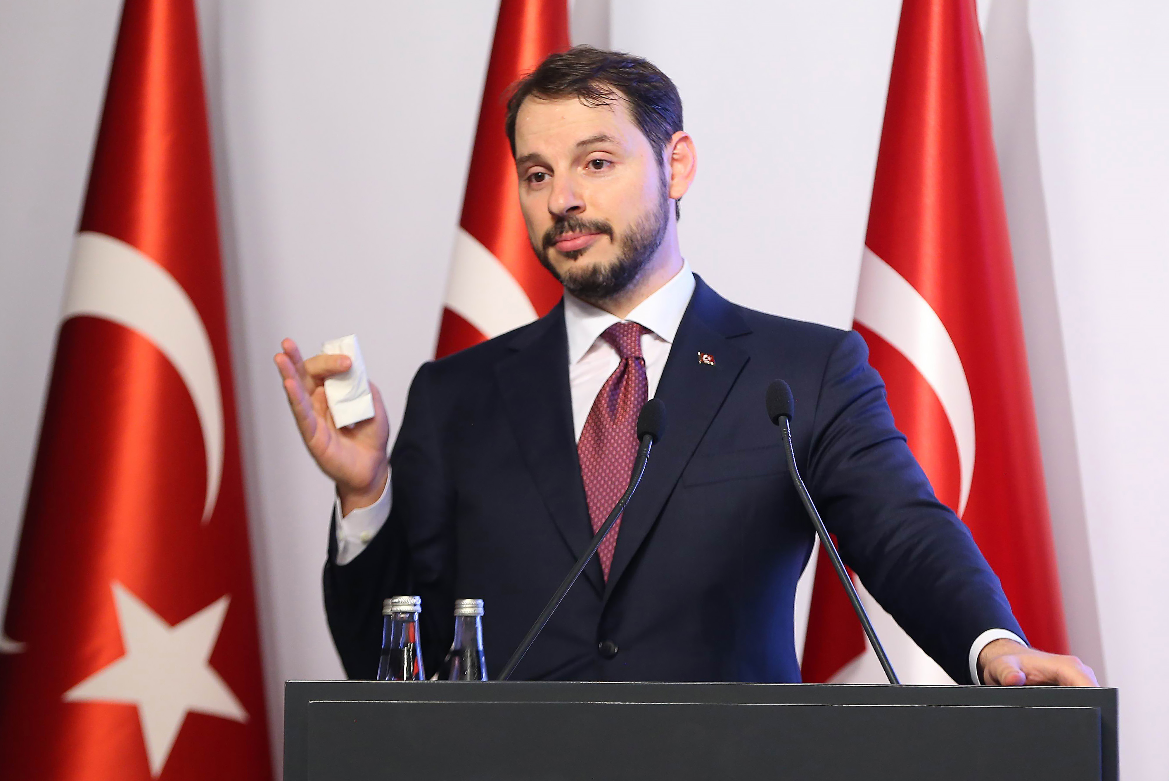 Turkey's Albayrak Vows To Back Banks, Though Details Scant - Bloomberg