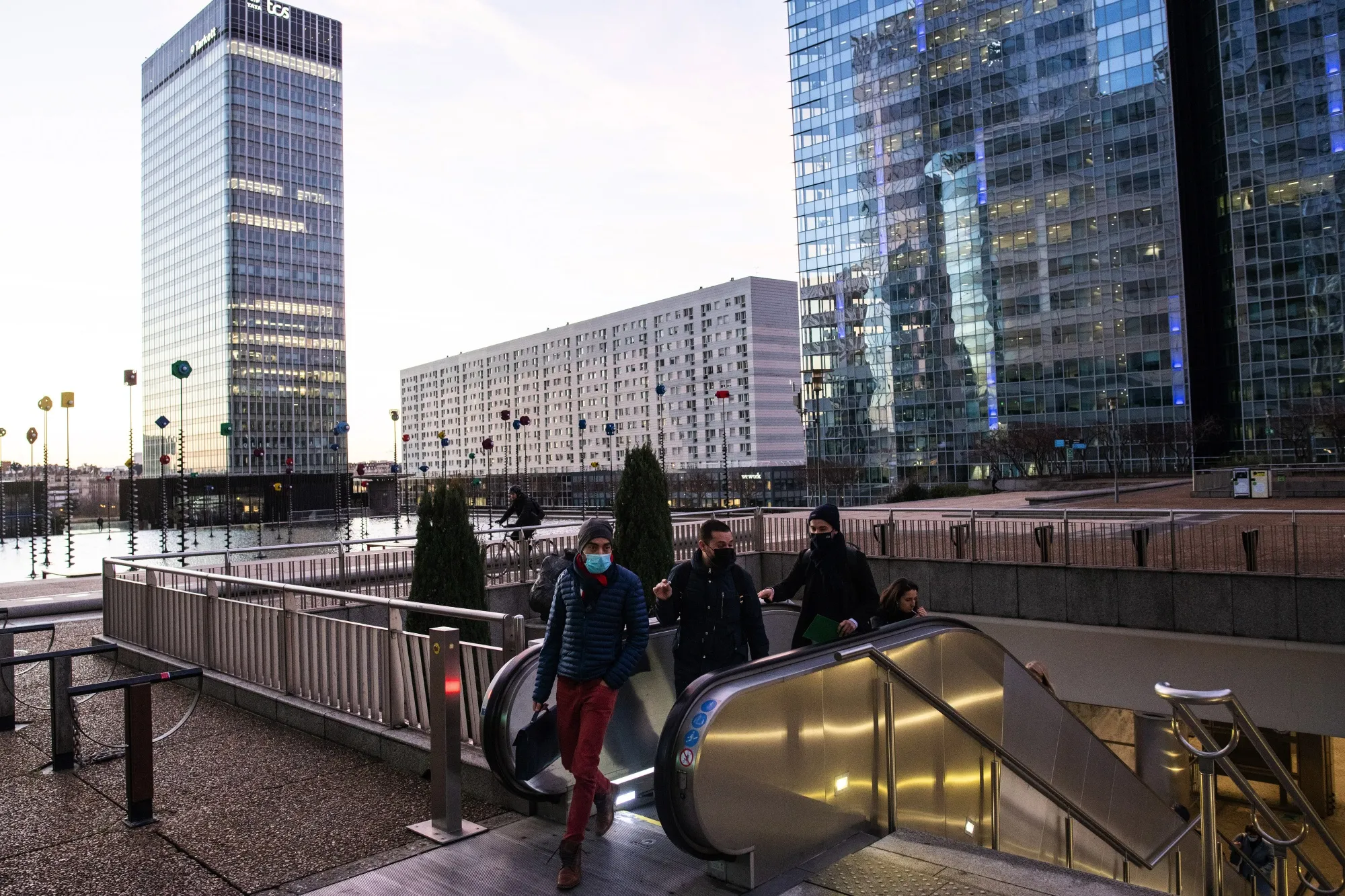 La Defense Business District With Brexit Finance Shift To France Accelerating