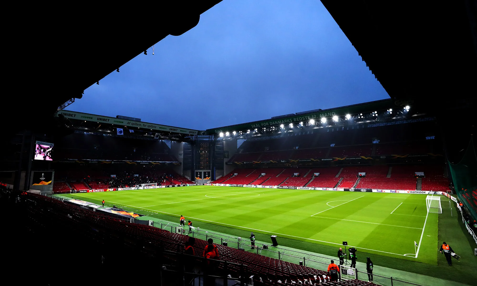 Parken stadium in Copenhagen.&nbsp;