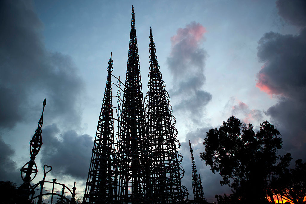 The Watts Towers.