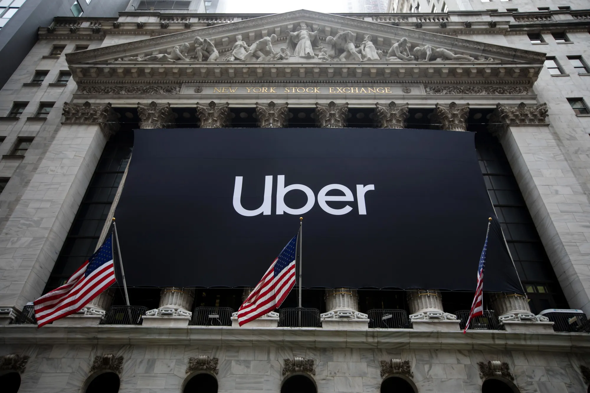 Trading On The Floor Of NYSE As Uber Releases IPO