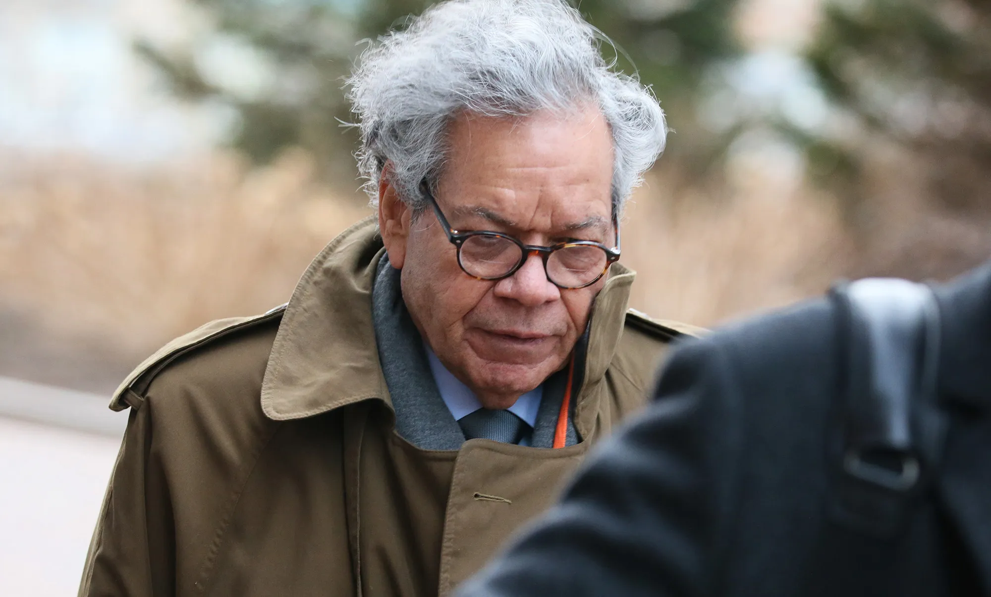 John Kapoor departs the John Joseph Moakley United States Courthouse in Boston on Jan. 29, 2019.