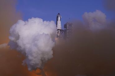 APTOPIX SpaceX Starship Launch