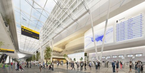 LaGuardia interior redesign.