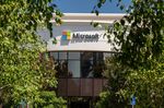 The Microsoft campus in Mountain View, California.