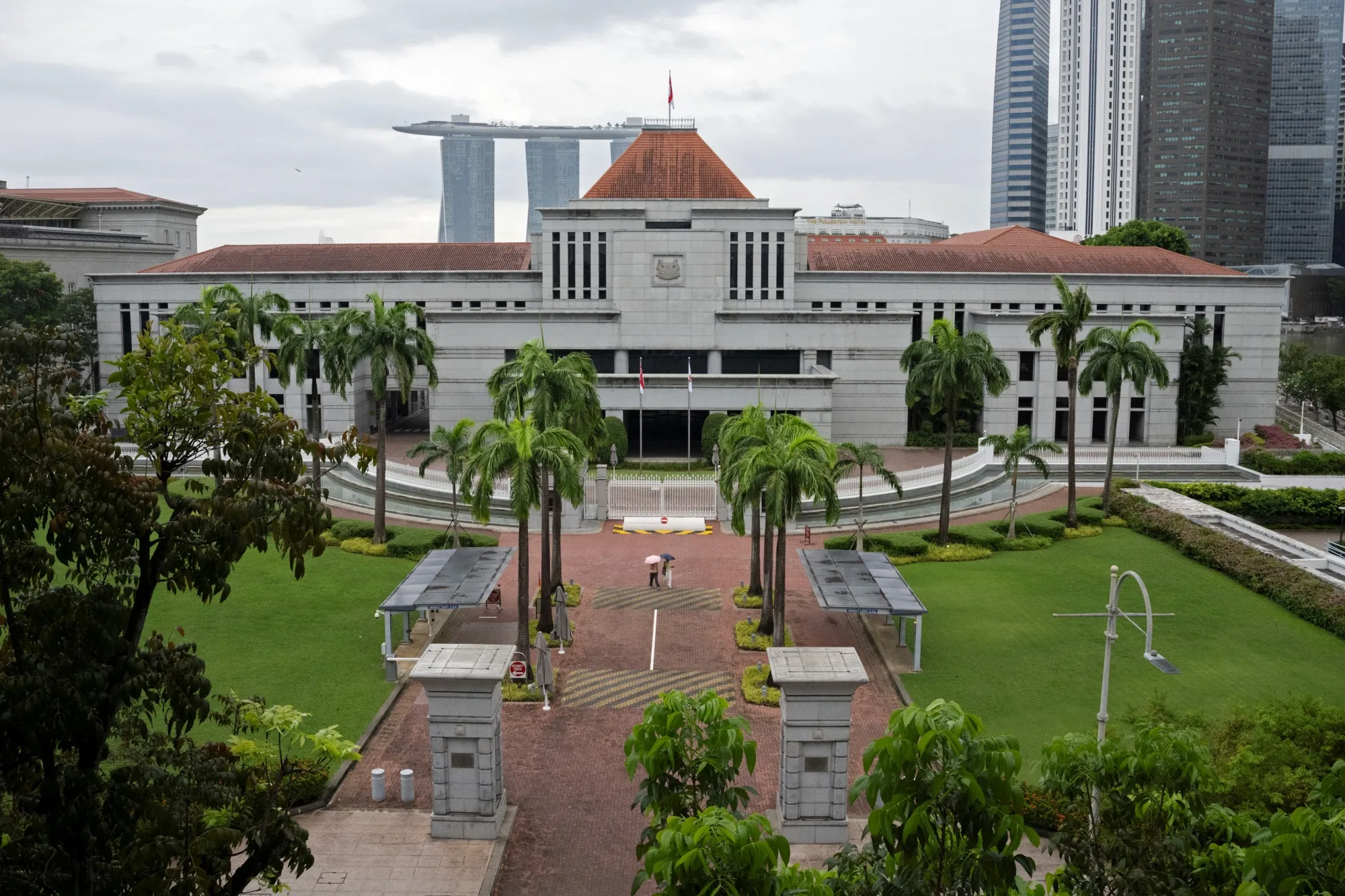 The Singapore Parliament building on&nbsp;April 15.