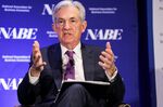 Jerome Powell, chairman of the U.S. Federal Reserve, speaks during the National Association of Business Economics (NABE) economic policy conference in Washington, D.C, U.S., on Monday, March 21, 2022.&nbsp;