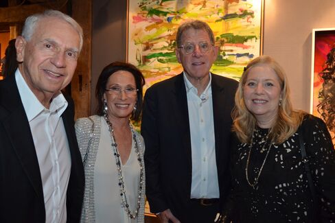 Morris and Susan Mark with Marty and Michele Cohen