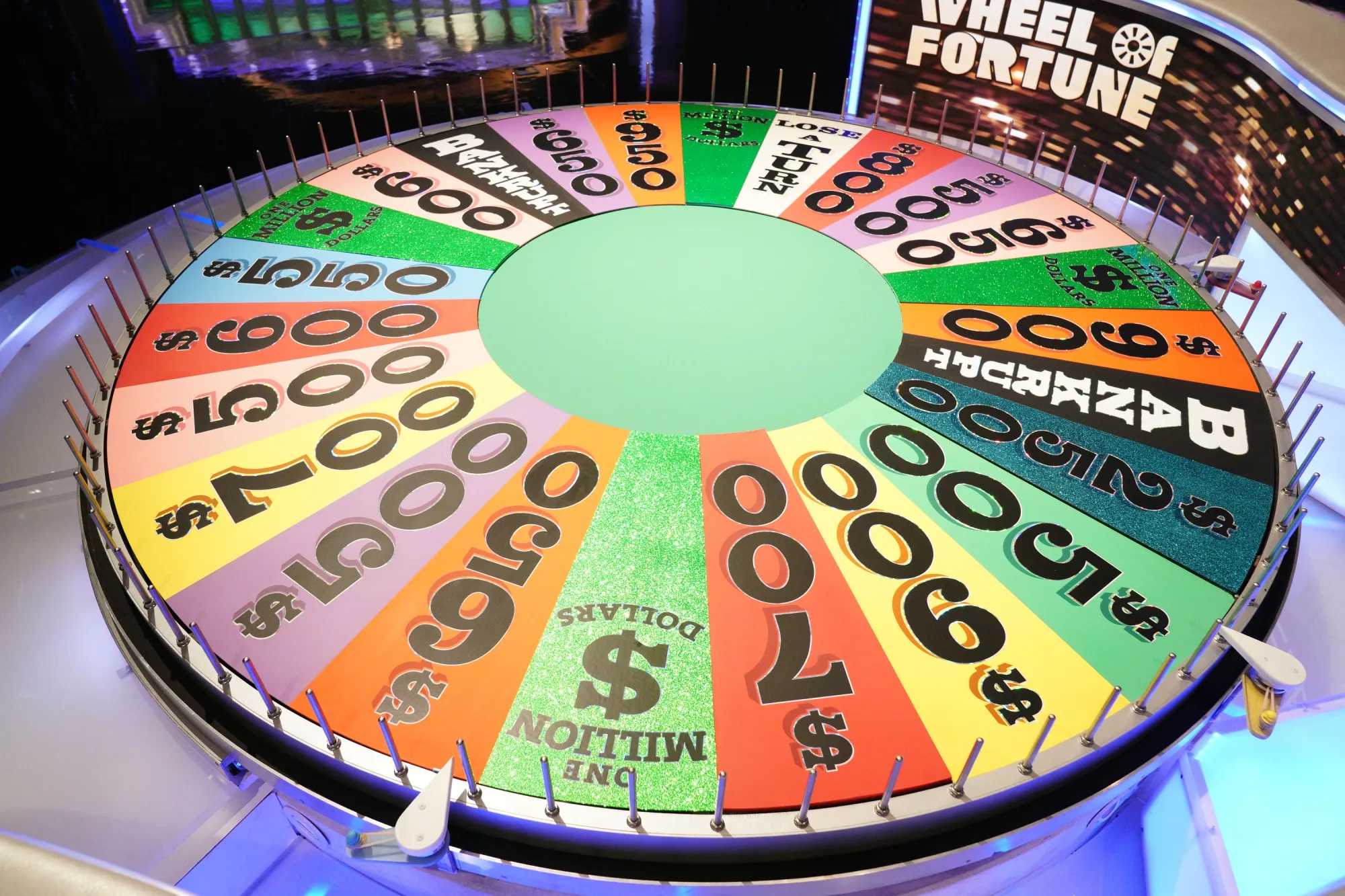 The wheel from Wheel of Fortune.