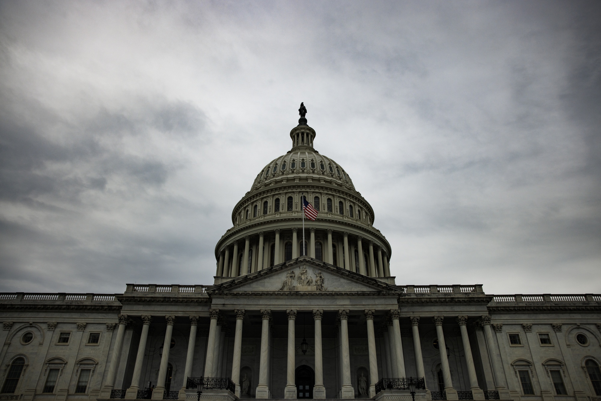 The US Capitol building in Washington.