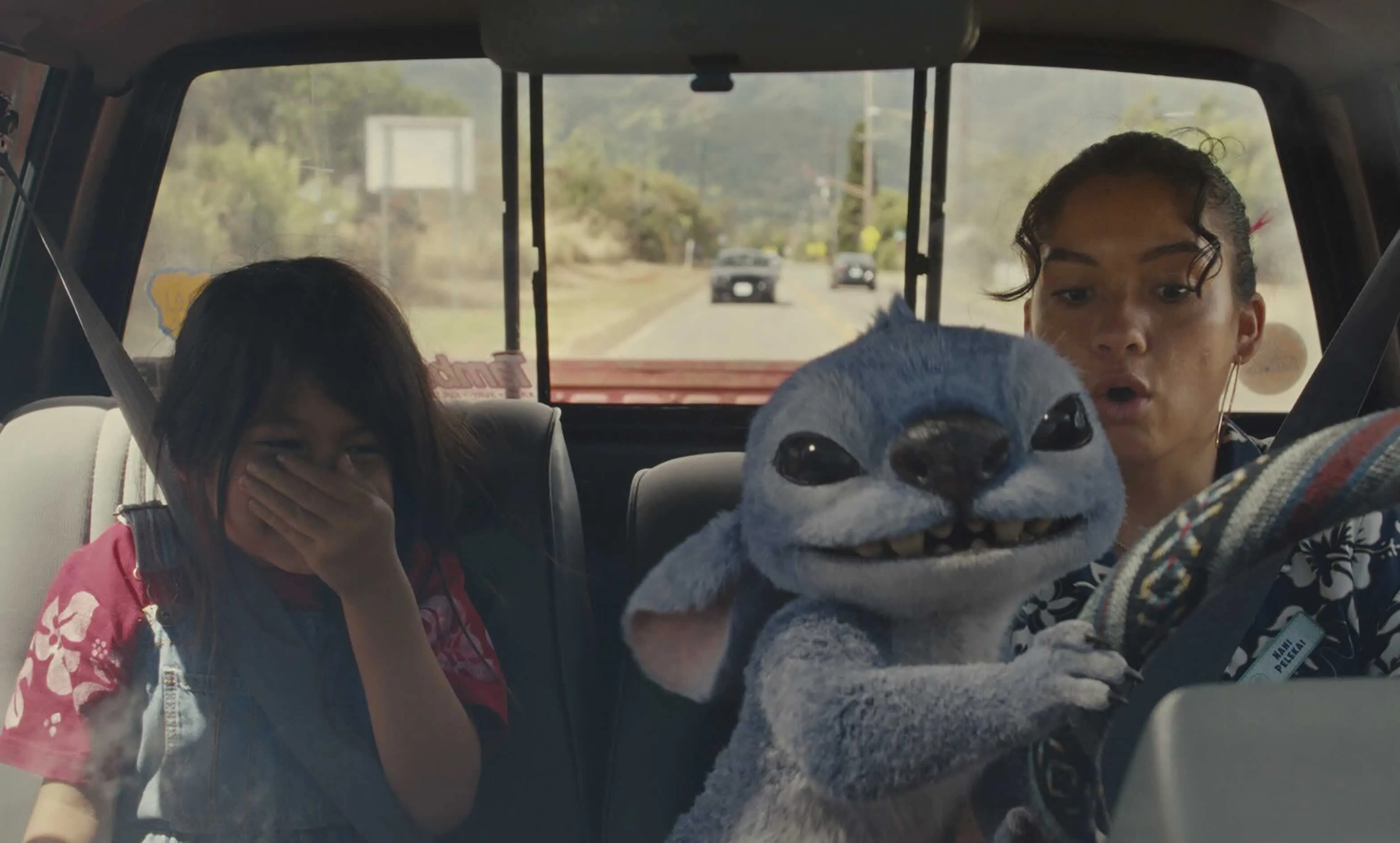 Maia Kealoha, left, and Sydney Agudong in Walt Disney Co.’s “Lilo & Stitch.”